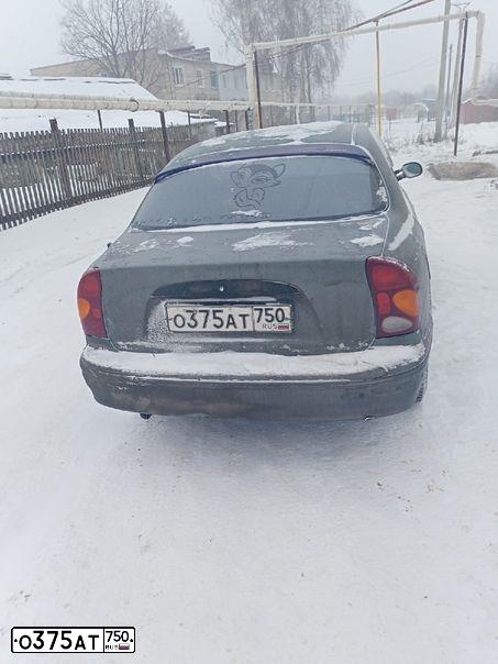 Фото автомобиля ZAZ LANOS, 2006 — госномер О375АТ750. Цвет: СЕРЫЙ