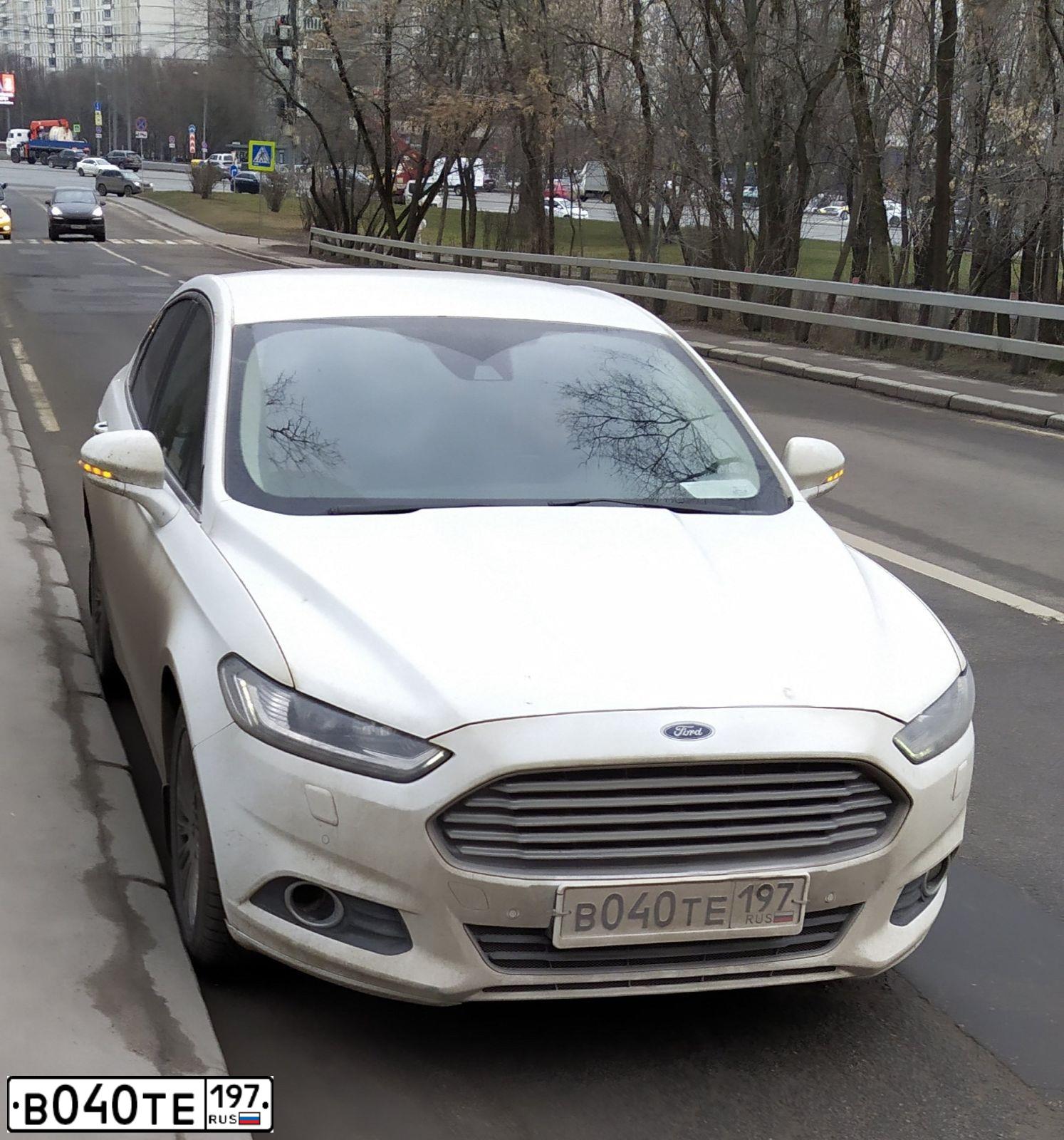 Фото автомобиля FORD MONDEO, 2016 — госномер Е616ВЕ95. Цвет: Белый