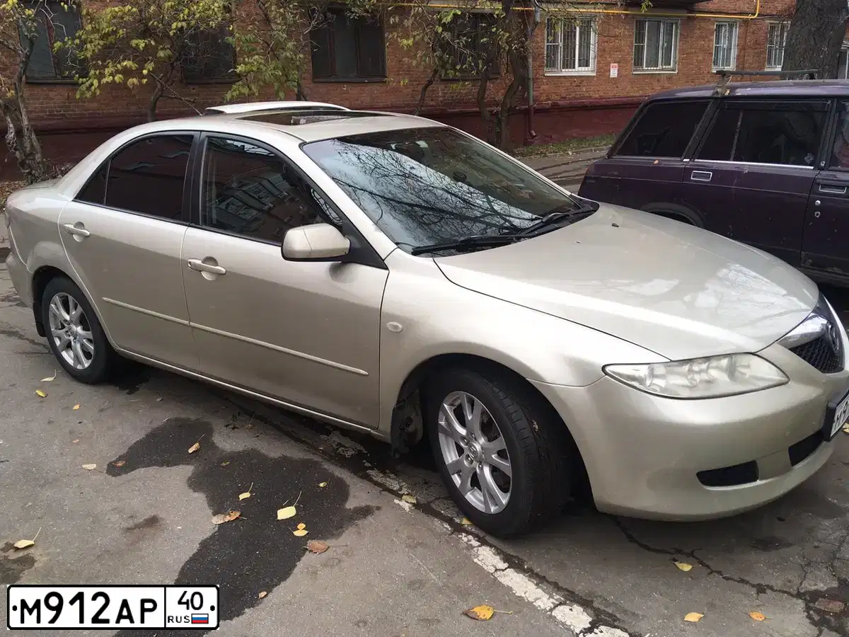 Фото автомобиля МАЗДА 6, 2005 — госномер М753ОА67. Цвет: ЧЕРНЫЙ