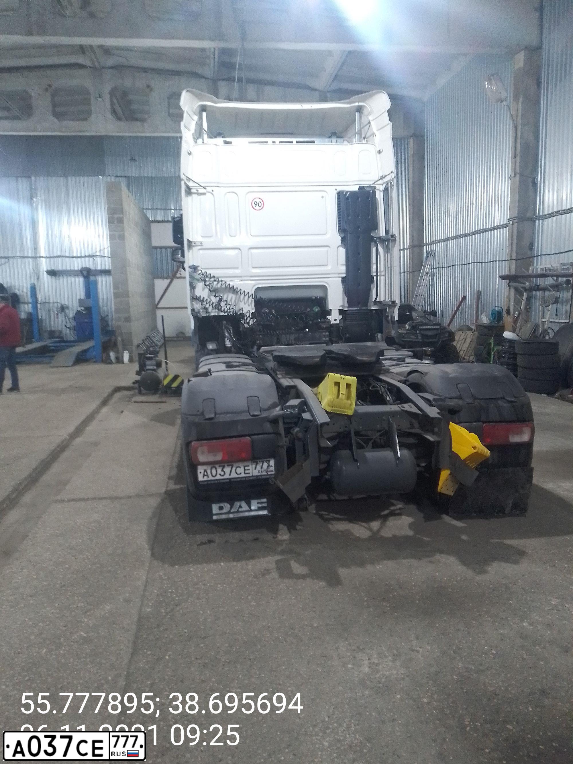 Фото автомобиля DAF FT, 2015 — госномер М641ВМ763. Цвет: Белый