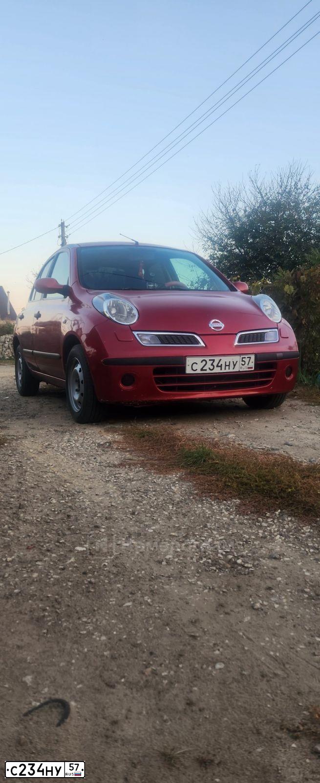 Фото автомобиля NISSAN MICRA, 2008 — госномер Н697ВМ57