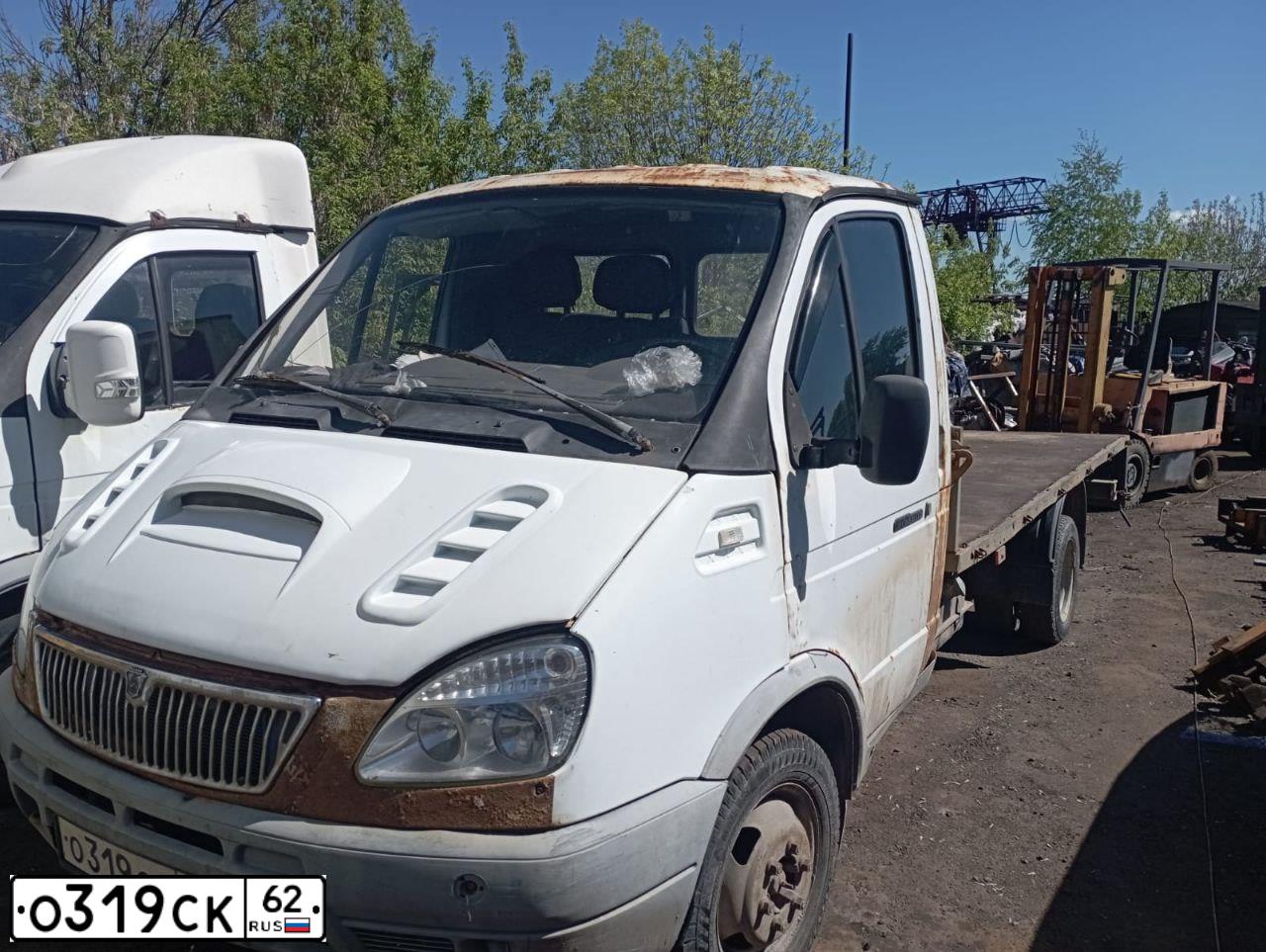 Фото автомобиля GAZ 3302 EL, 2004 — госномер О319СК62. Цвет: БЕЛЫЙ