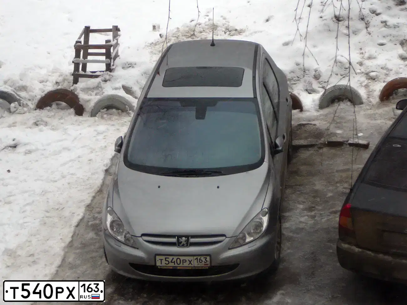 Фото автомобиля PEUGEOT 307, 2004 — госномер Р920ХС58. Цвет: СЕРЫЙ
