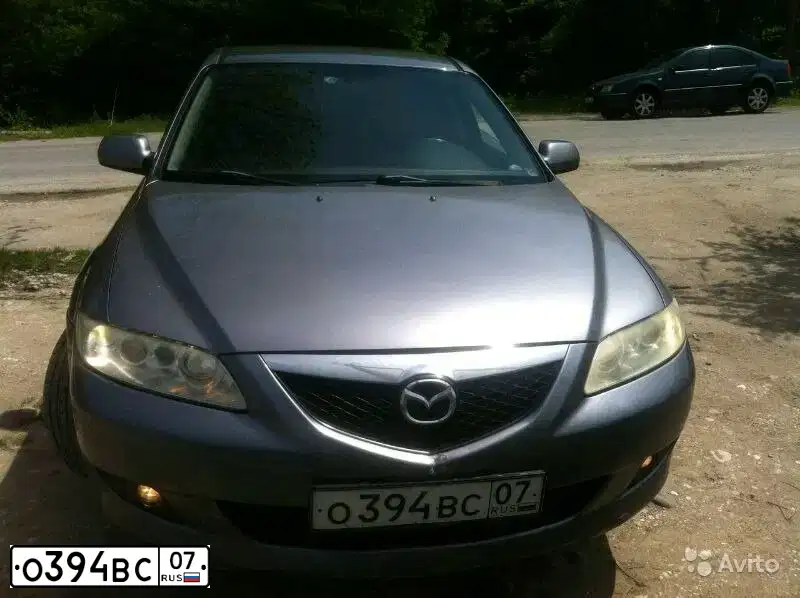 Фото автомобиля MAZDA 6, 2003 — госномер О394ВС07. Цвет: БЕЛЫЙ