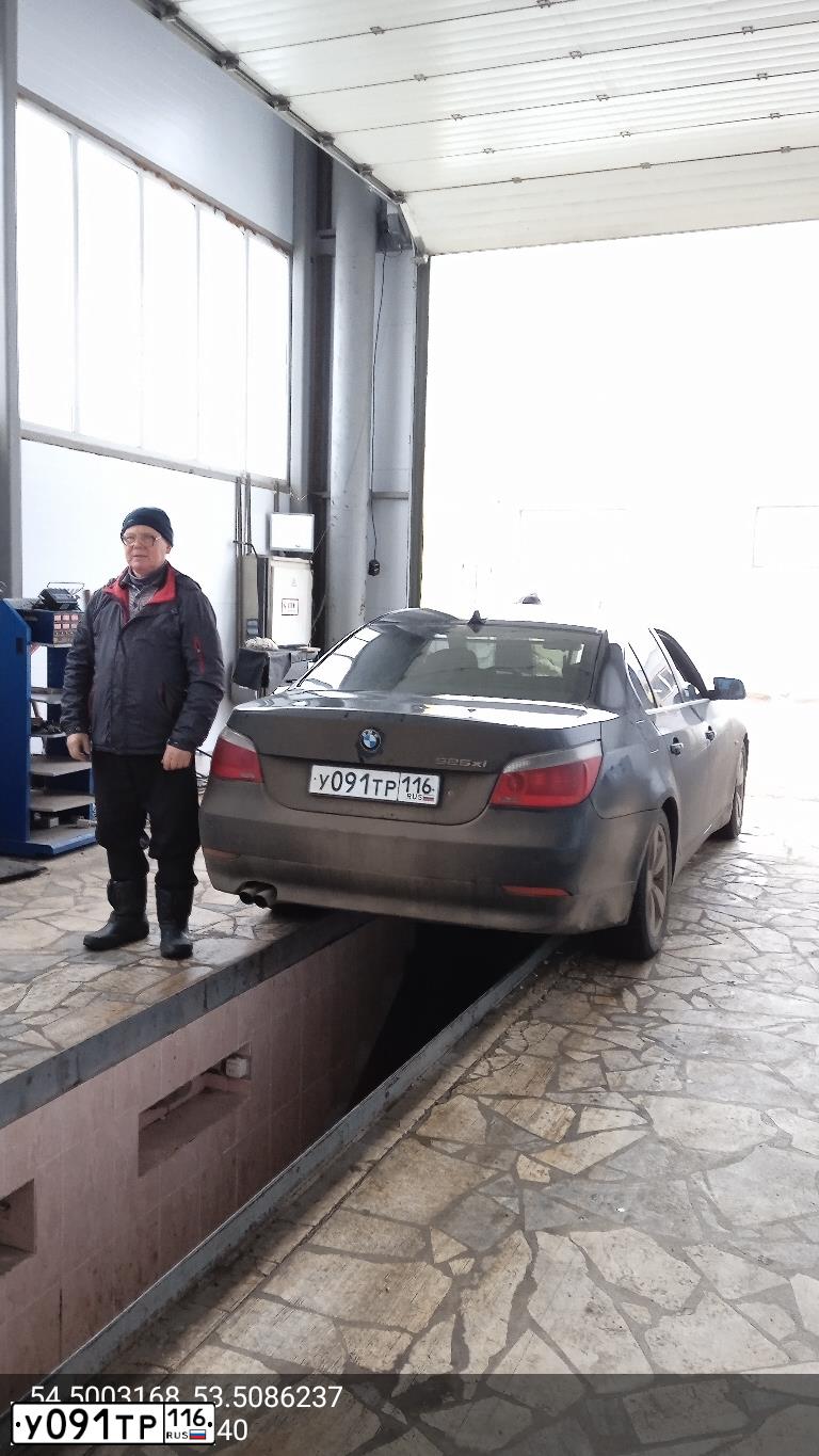 Фото автомобиля BMW SERIE 5, 2007 — госномер У091ТР116. Цвет: ЧЕРНЫЙ