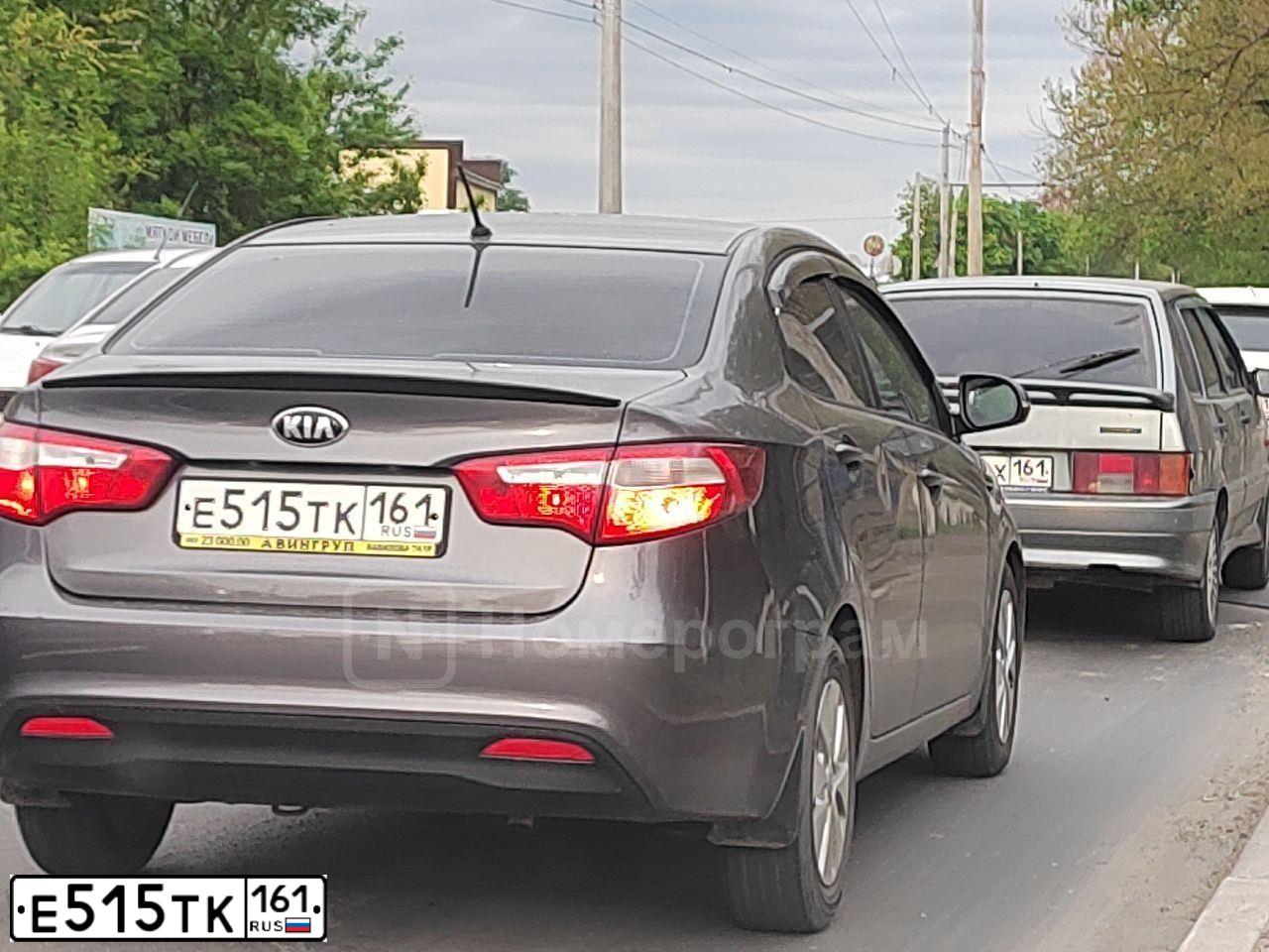 Фото автомобиля KIA RIO, 2014 — госномер Е515ТК161