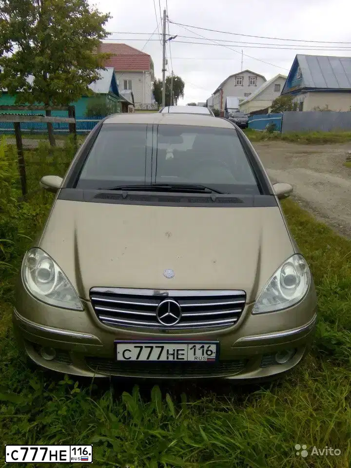 Фото автомобиля МЕРСЕДЕС-БЕНЦ A170, 2005 — госномер К331РК164. Цвет: БЕЖЕВЫЙ