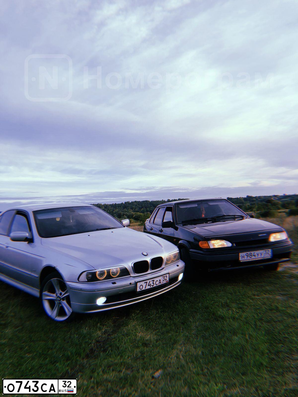 Фото автомобиля BMW SERIE 5, 2001 — госномер Х087СС71. Цвет: Серебристый