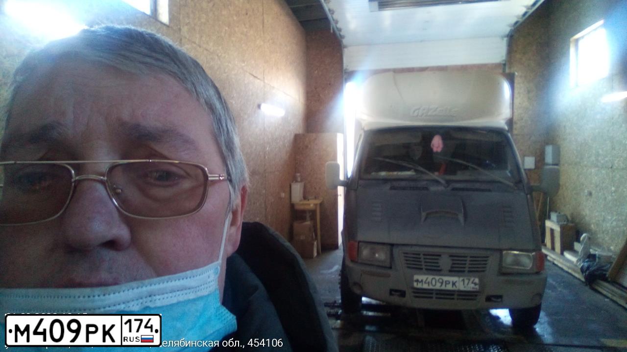 Фото автомобиля GAZ 3302 EL, 2003 — госномер М409РК174. Цвет: ЯРКО-БЕЛЫЙ