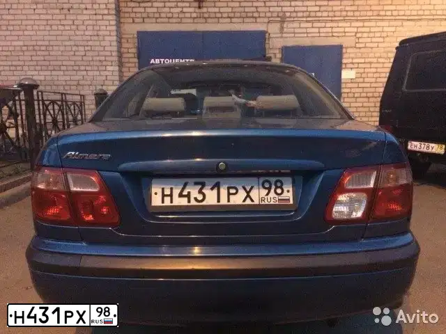 Фото автомобиля NISSAN ALMERA, 2000 — госномер Н431РХ98. Цвет: СИНЕ-ЗЕЛЕНЫЙ