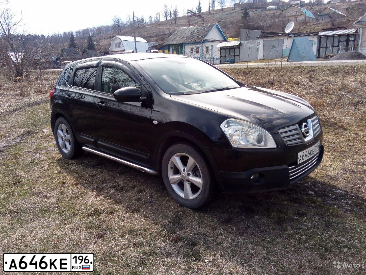 Фото автомобиля NISSAN QASHQAI, 2008 — госномер А386РТ156. Цвет: ЧЕРНЫЙ