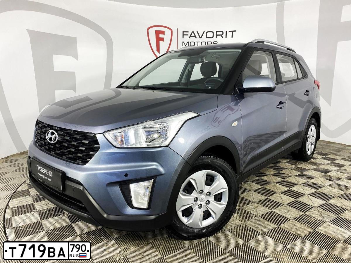 Фото автомобиля HYUNDAI CRETA, 2020 — госномер Т719ВА790. Цвет: СЕРЫЙ