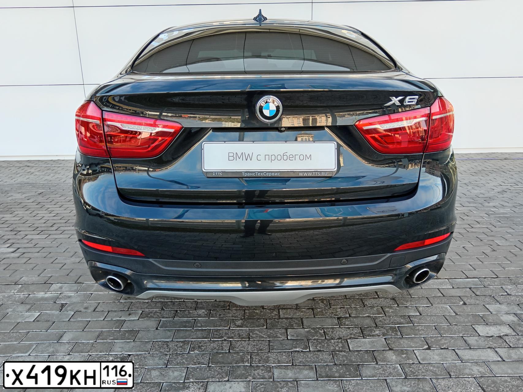 Фото автомобиля BMW X6, 2015 — госномер У206РУ716. Цвет: ЧЕРНЫЙ