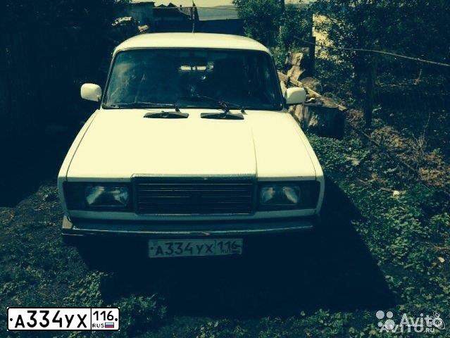 Фото автомобиля LADA 2107, 1998 — госномер А334УХ116. Цвет: ЯРКО-БЕЛЫЙ
