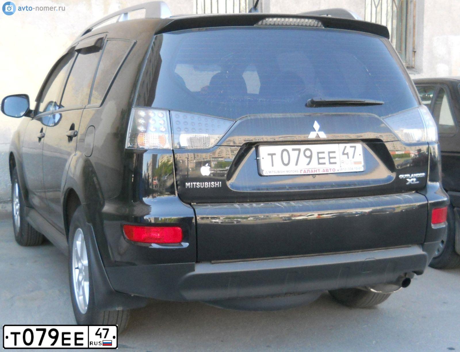 Фото автомобиля MITSUBISHI OUTLANDER, 2010 — госномер М986ХА178. Цвет: ЧЕРНЫЙ