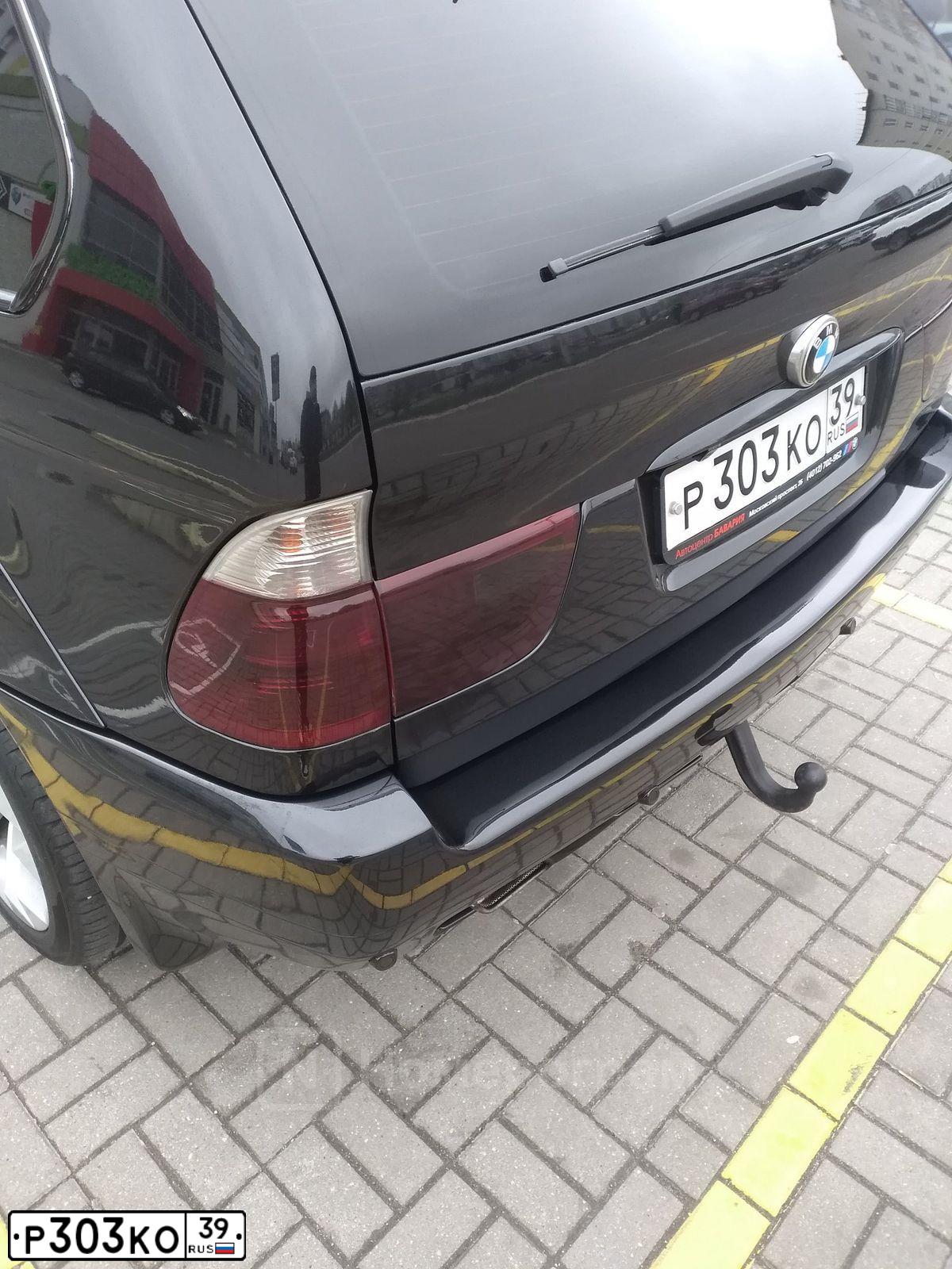 Фото автомобиля BMW X5, 2004 — госномер С696УО39. Цвет: ЧЕРНЫЙ