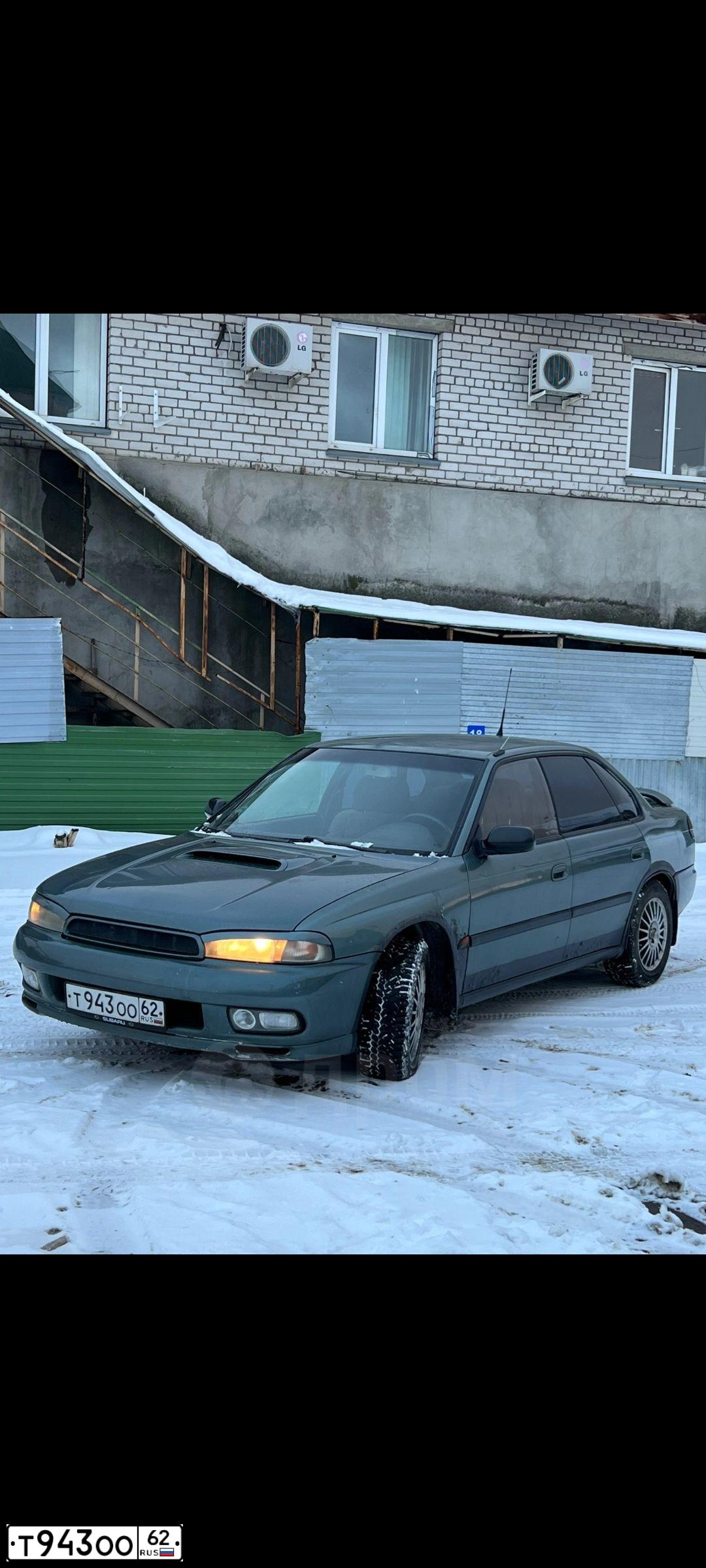 Фото автомобиля SUBARU LEGACY, 1995 — госномер В085РЕ40. Цвет: ЗЕЛЕНЫЙ