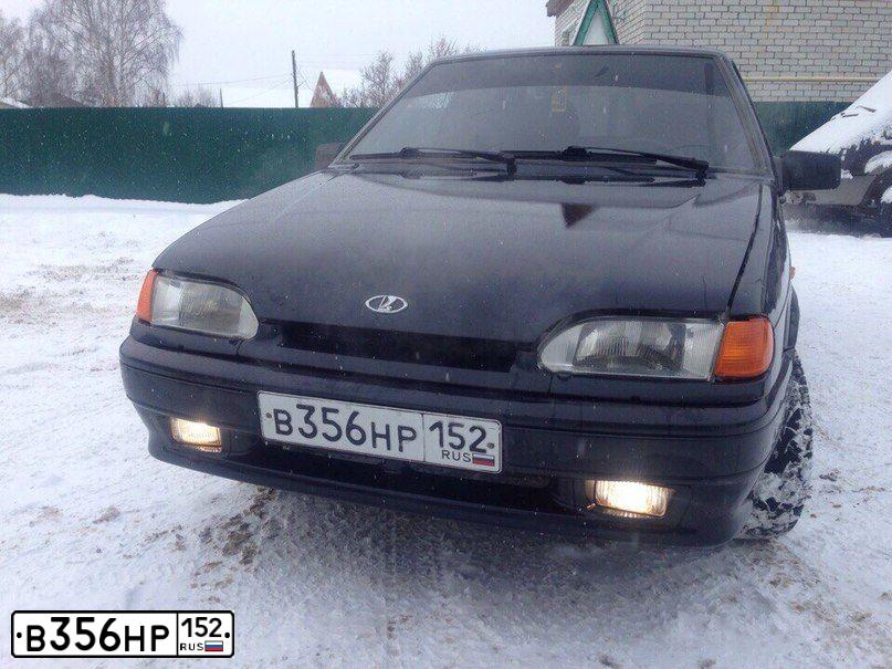 Фото автомобиля LADA 2115 SAMARA, 2005 — госномер Х228ОТ52. Цвет: ЧЕРНЫЙ