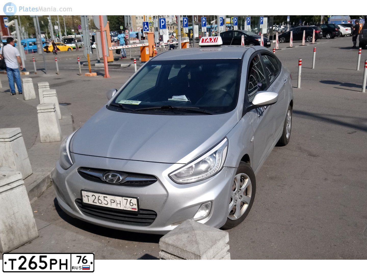 Фото автомобиля HYUNDAI SOLARIS, 2013 — госномер Т265РН76. Цвет: СЕРЕБРИСТЫЙ