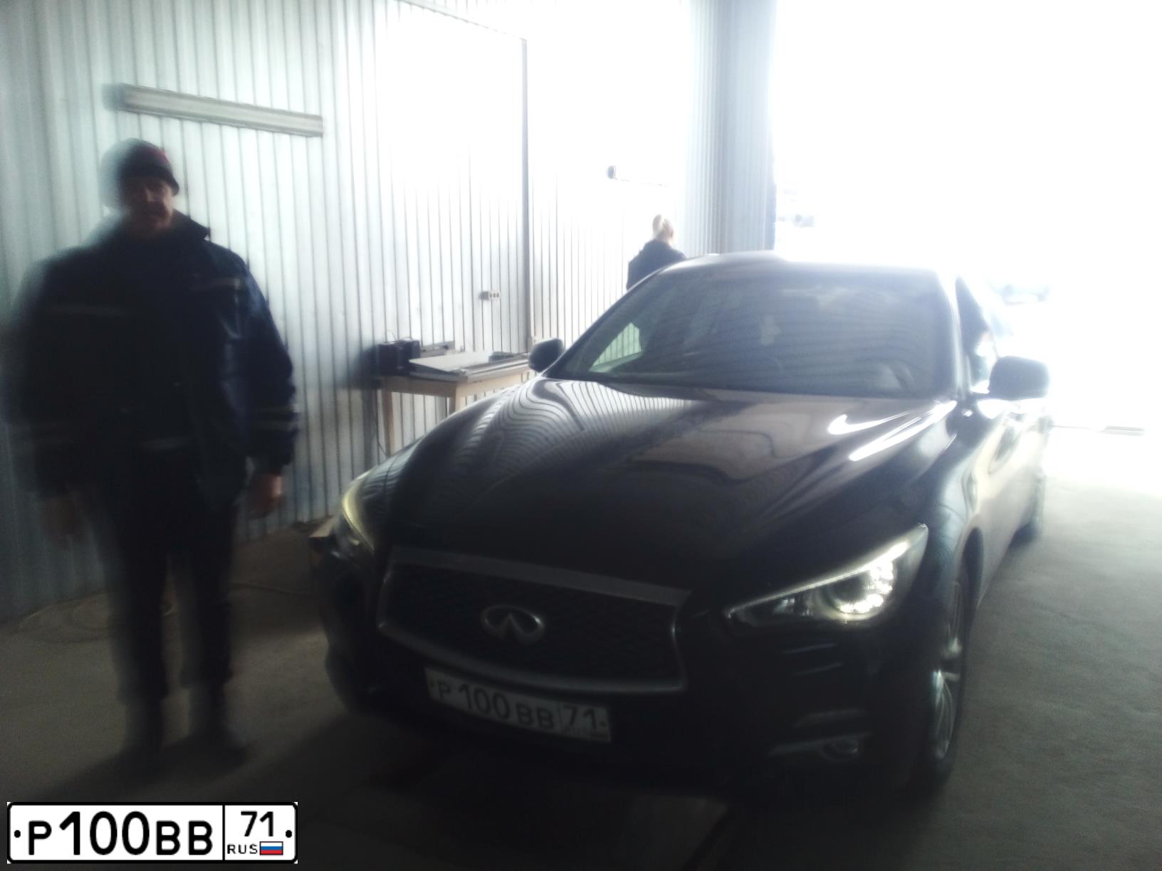 Фото автомобиля TAGAZ ACCENT, 2008 — госномер Р100ВВ71. Цвет: СИНИЙ