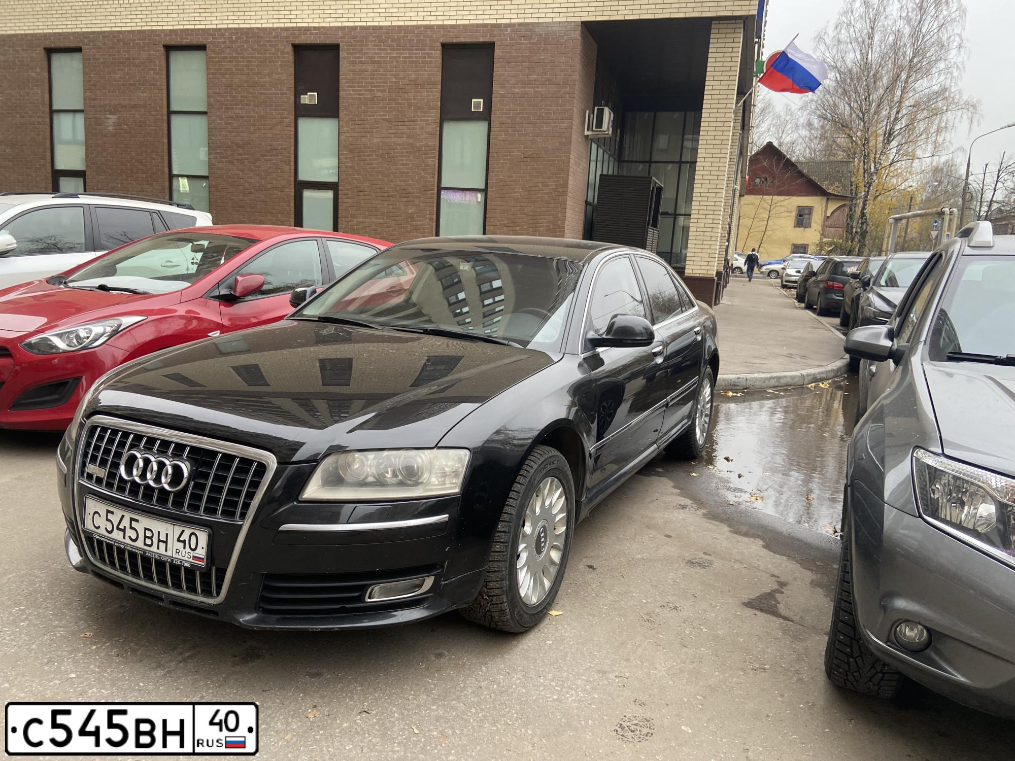 Фото автомобиля AUDI A8, 2007 — госномер Х048АО71