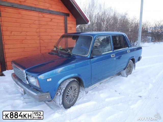 Фото автомобиля LADA 2107, 2005 — госномер К884КН152. Цвет: ТЕМНО-СИНИЙ
