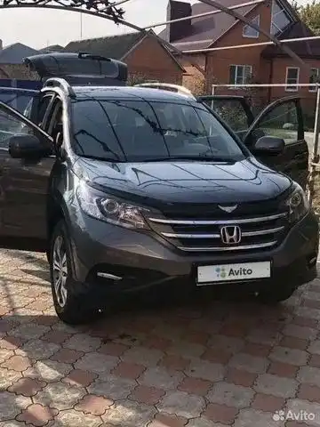 Фото автомобиля HONDA CR-V, 2014 — госномер В801ТМ89. Цвет: СЕРЫЙ