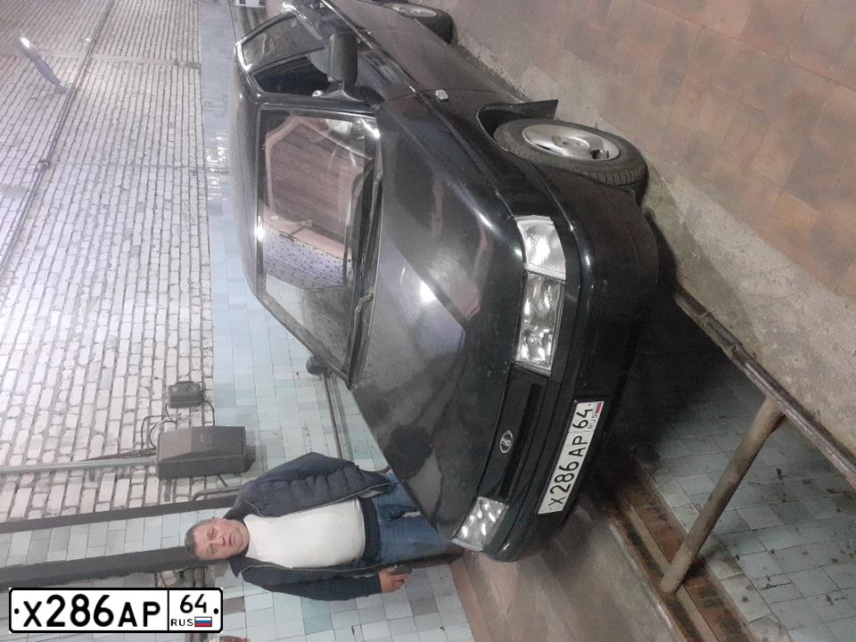 Фото автомобиля VAZ 2110 LADA, 2003 — госномер О573НР64. Цвет: ГРАФИТОВЫЙ МЕТАЛЛИК