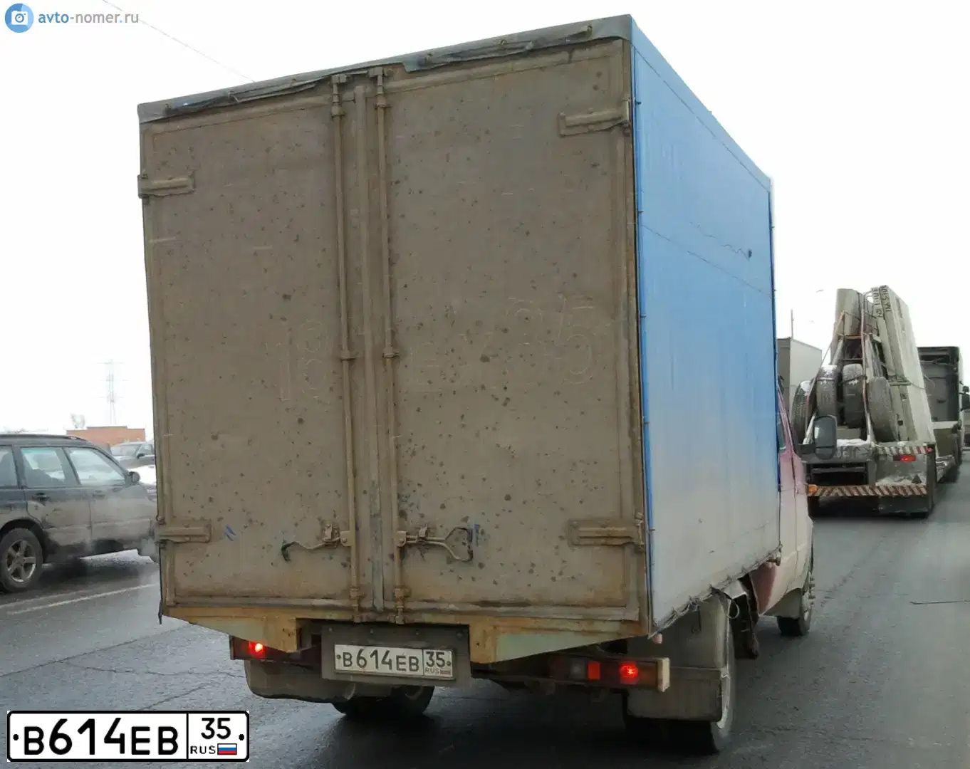 Фото автомобиля GAZ 3302 EL, 2006 — госномер В614ЕВ35. Цвет: МАЛЬВА