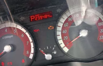 Фото автомобиля KIA RIO, 2010 — госномер Р347УО716. Цвет: синий