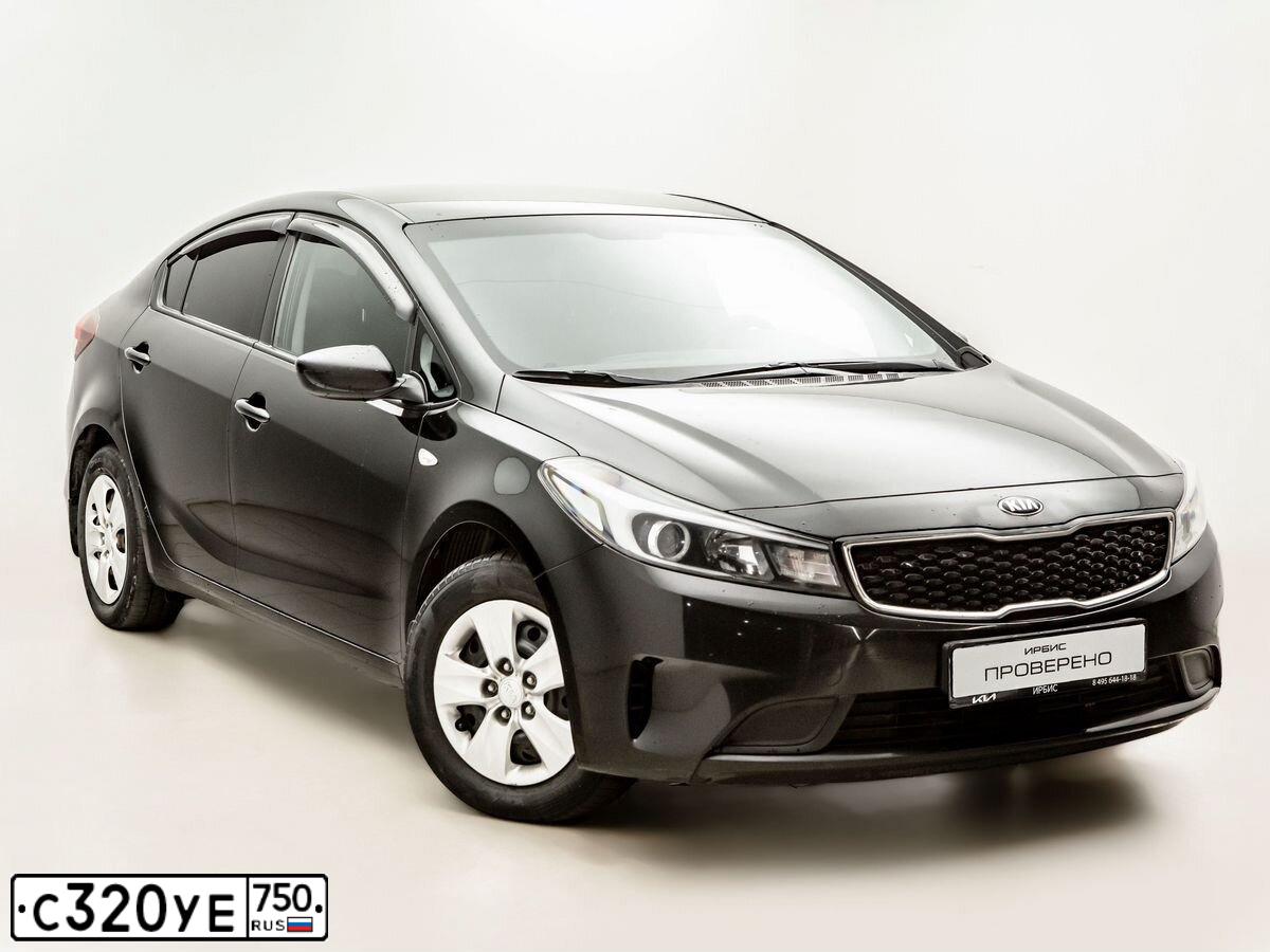 Фото автомобиля KIA CERATO, 2019 — госномер В732УВ797. Цвет: ЧЕРНЫЙ