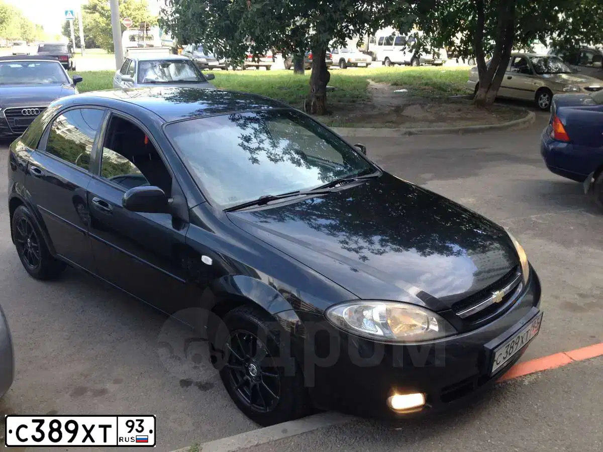 Фото автомобиля CHEVROLET LACETTI, 2006 — госномер В590КМ193. Цвет: ЧЕРНЫЙ