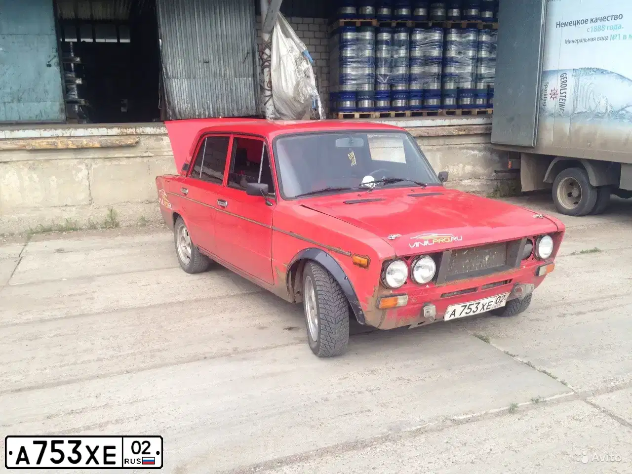Фото автомобиля LADA 2106, 1995 — госномер А753ХЕ02. Цвет: КРАСНЫЙ