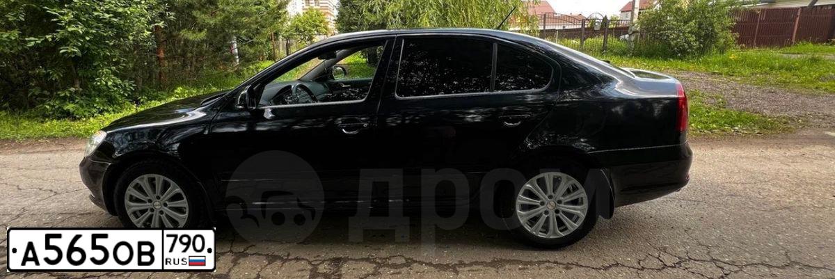 Фото автомобиля SKODA OCTAVIA, 2011 — госномер А565ОВ790. Цвет: ЧЕРНЫЙ