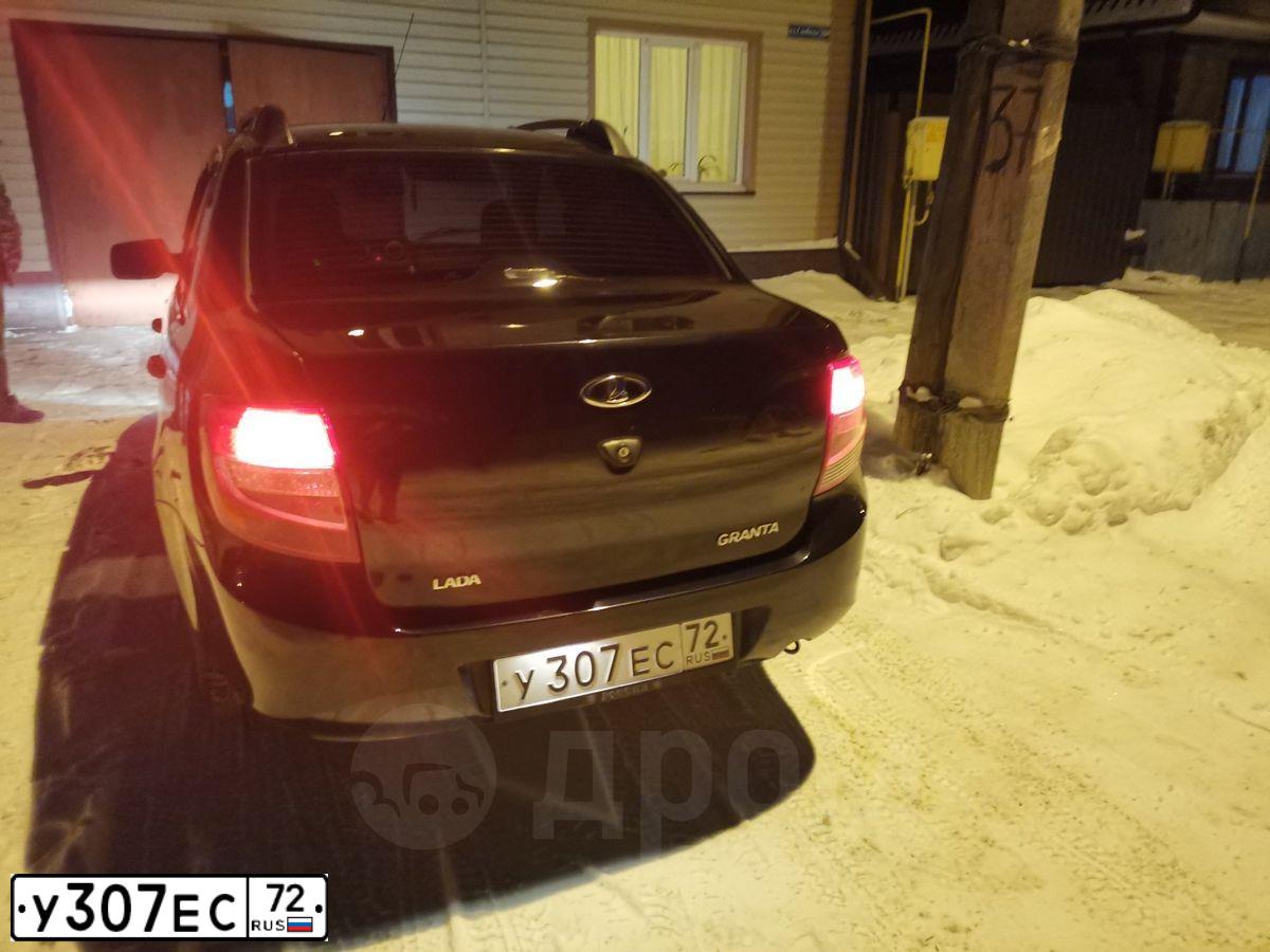 Фото автомобиля LADA 2190 GRANTA, 2012 — госномер У604ТЕ72. Цвет: Сине-Черный