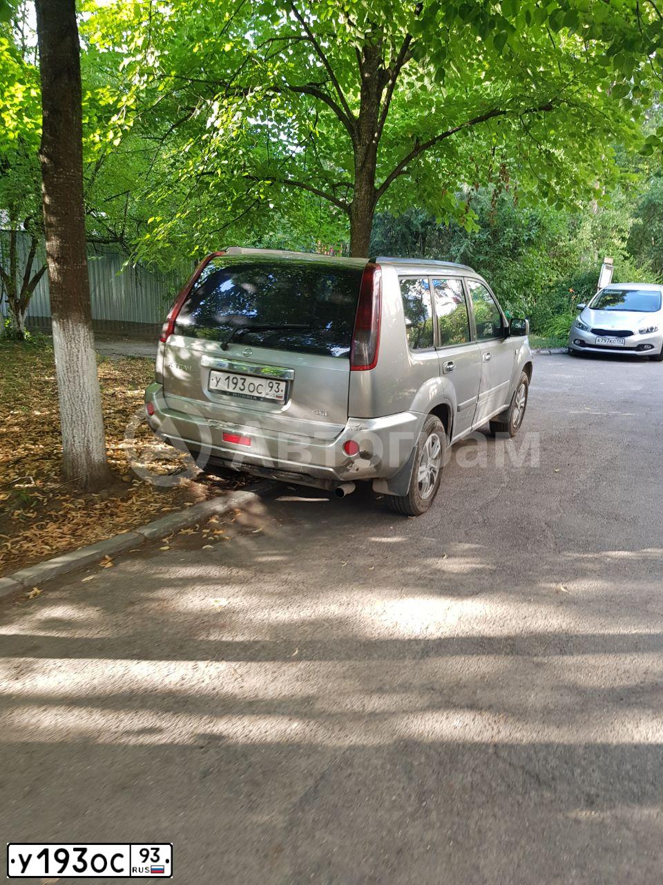 Фото автомобиля NISSAN X-TRAIL, 2005 — госномер У193ОС193. Цвет: СЕРЫЙ
