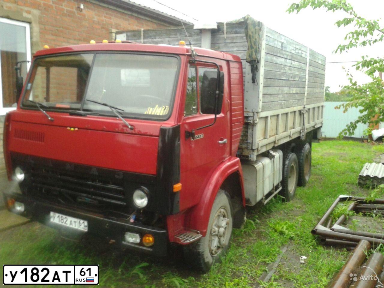 Фото автомобиля KAMAZ 5320 /6X4/, 1992 — госномер У182АТ61. Цвет: Красный