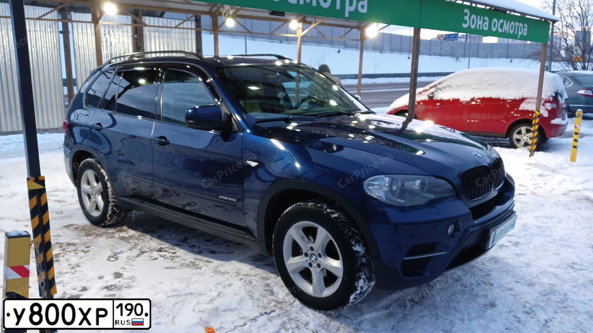 Фото автомобиля BMW X5, 2010 — госномер Х954РС193. Цвет: синий
