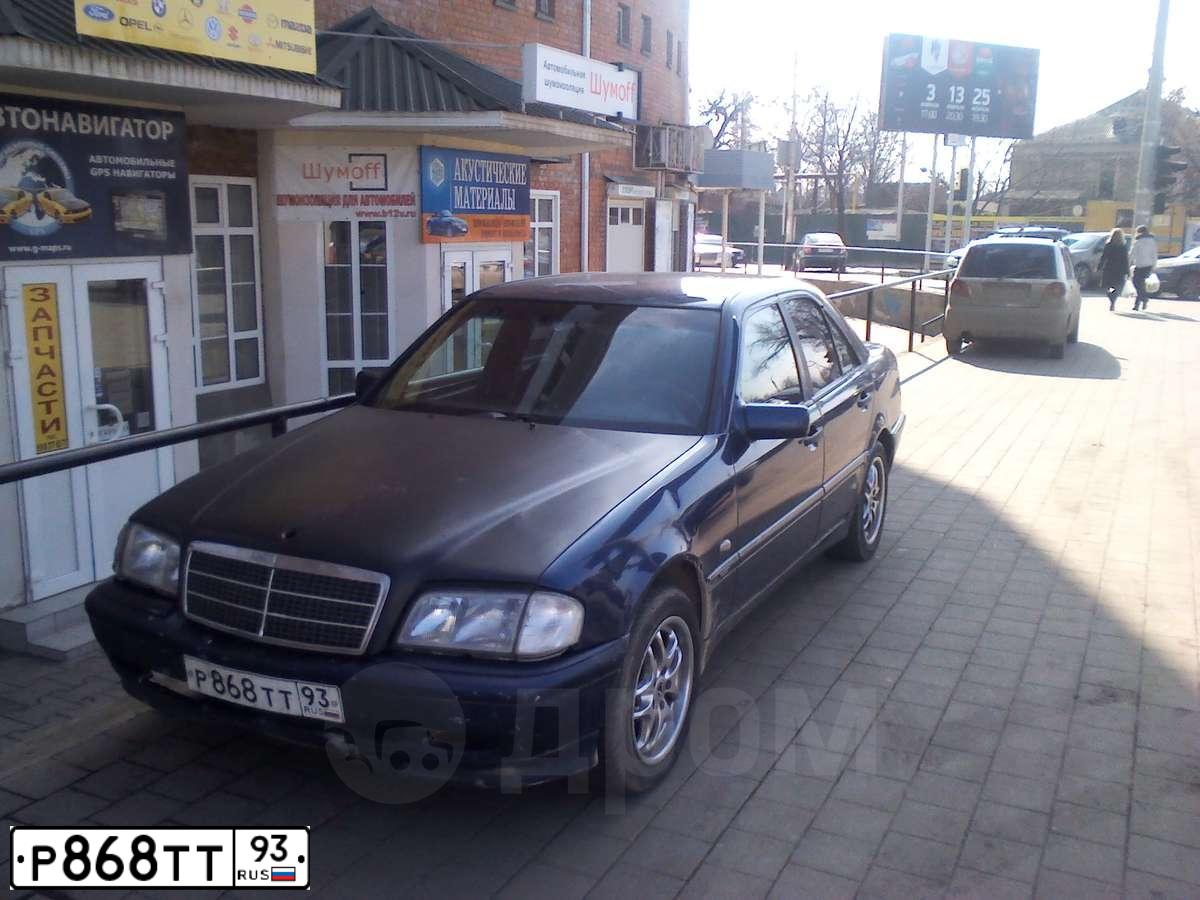 Фото автомобиля MERCEDES C-KLASSE, 1998 — госномер Р868ТТ93. Цвет: СИНИЙ