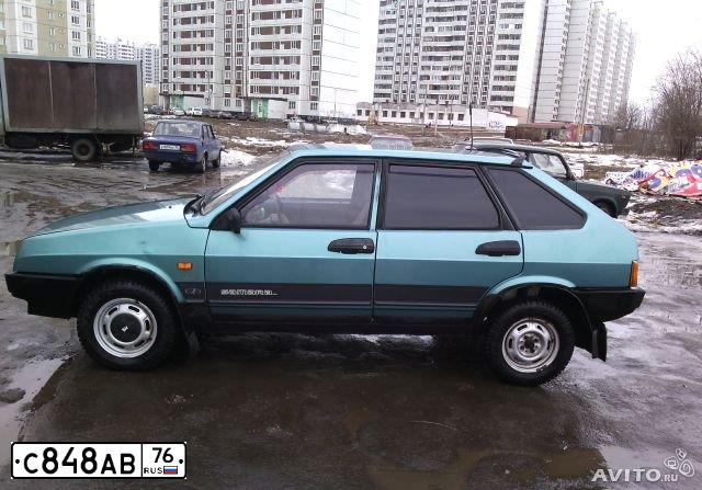 Фото автомобиля LADA 2109 SAMARA, 1999 — госномер С848АВ76. Цвет: ЗЕЛЕНО-ГОЛУБОЙ