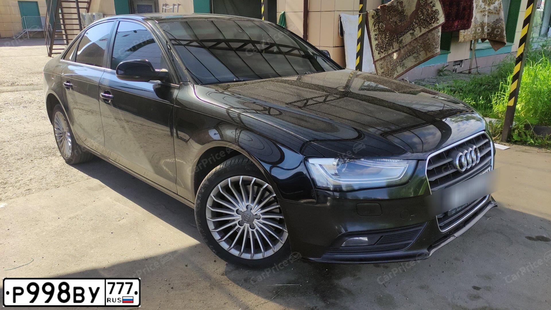 Фото автомобиля AUDI A4, 2014 — госномер Е167ВТ550. Цвет: ЧЕРНЫЙ