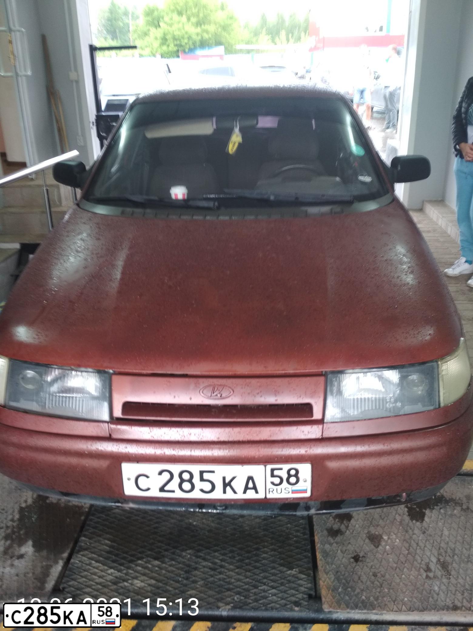 Фото автомобиля LADA 2110, 1999 — госномер М603ВМ13. Цвет: КРАСНО-КОРИЧНЕВЫЙ