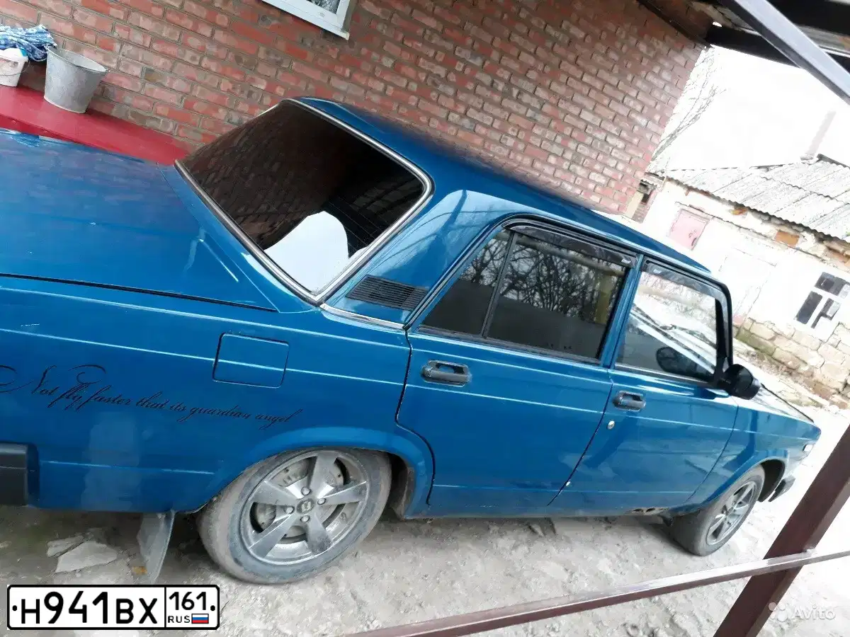 Фото автомобиля LADA 2107, 2008 — госномер Н941ВУ161. Цвет: СИНИЙ
