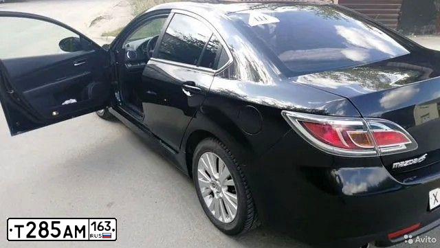 Фото автомобиля MAZDA 6, 2010 — госномер Т285АМ163. Цвет: ЧЕРНЫЙ