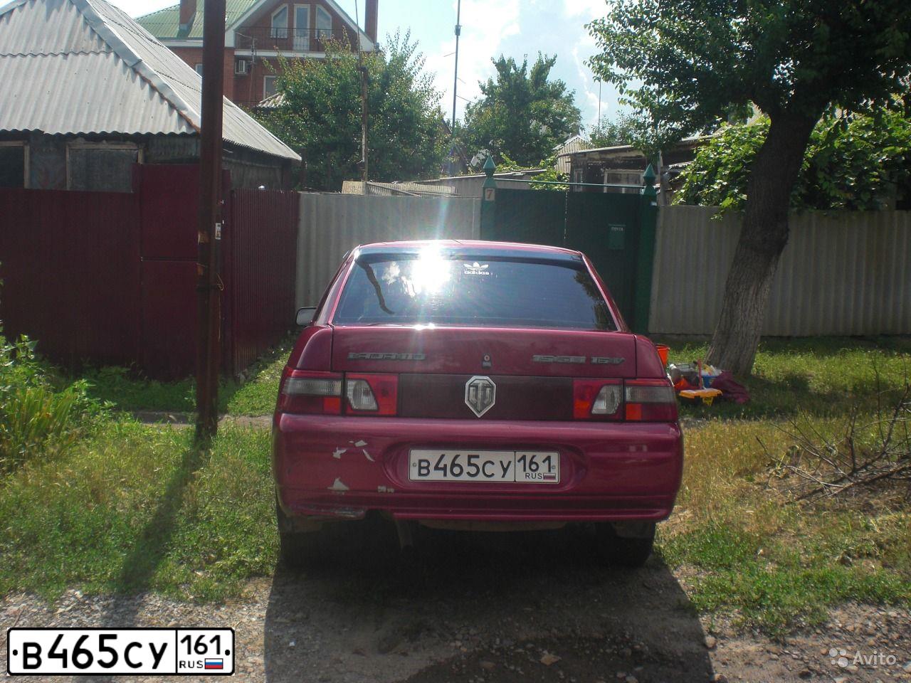 Фото автомобиля LADA 2110, 2001 — госномер В465СУ161. Цвет: КРАСНЫЙ ЯРКИЙ
