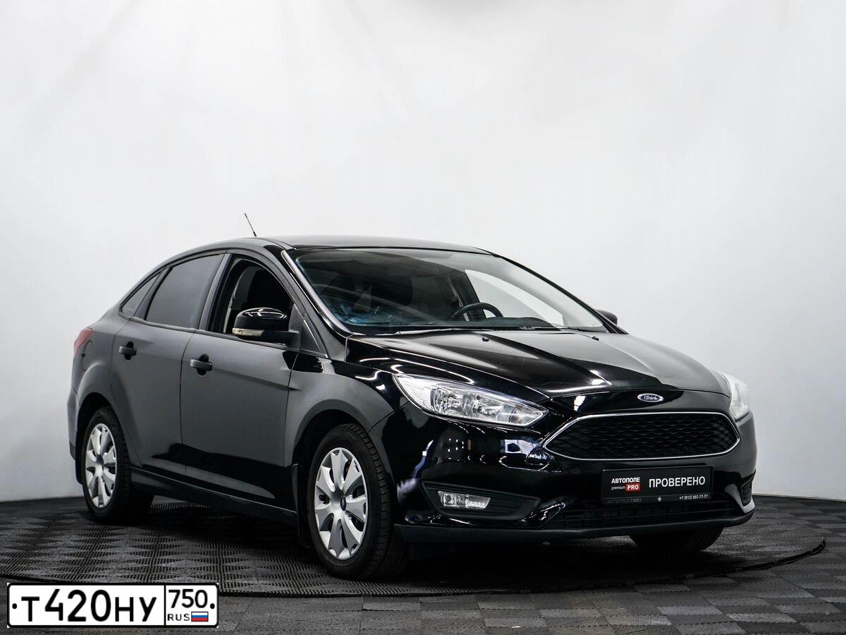 Фото автомобиля FORD FOCUS, 2016 — госномер К768МУ147. Цвет: ЧЕРНЫЙ