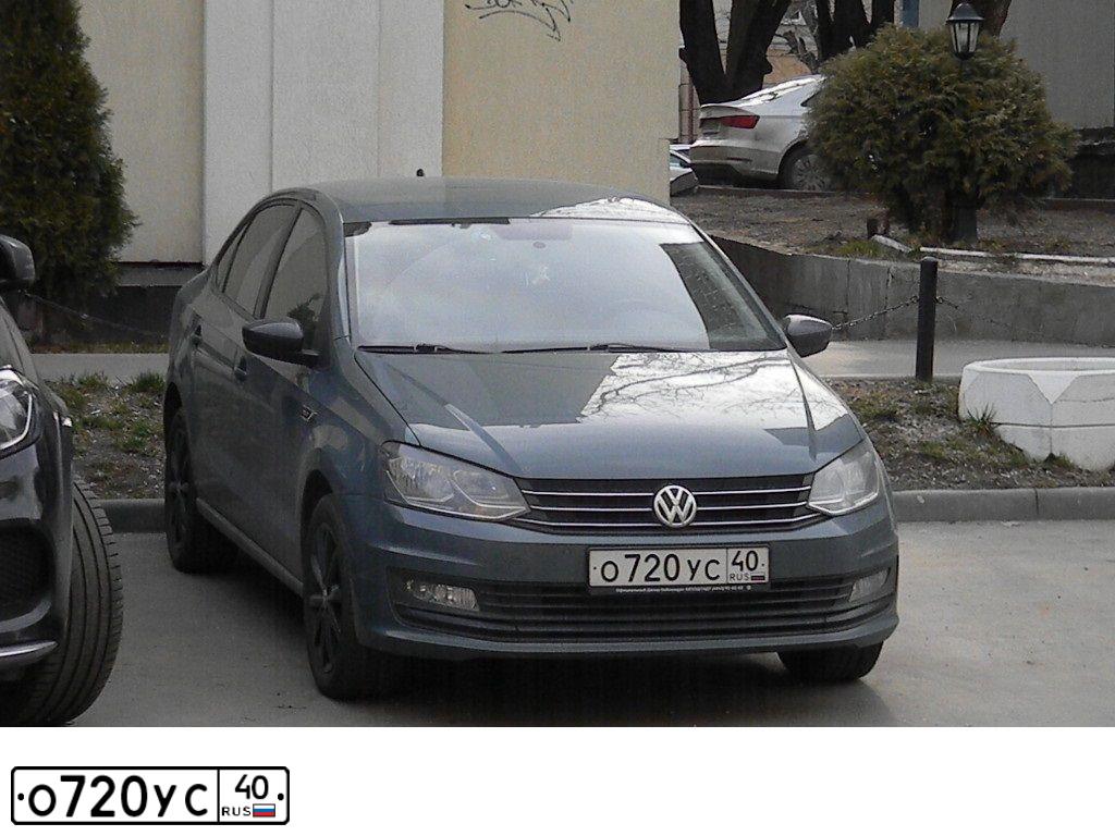 Фото автомобиля VOLKSWAGEN POLO, 2019 — госномер Н736ВК977. Цвет: синий