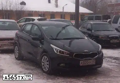 Фото автомобиля TAGAZ ELANTRA XD, 2009 — госномер А565ТХ199. Цвет: ЧЕРНЫЙ