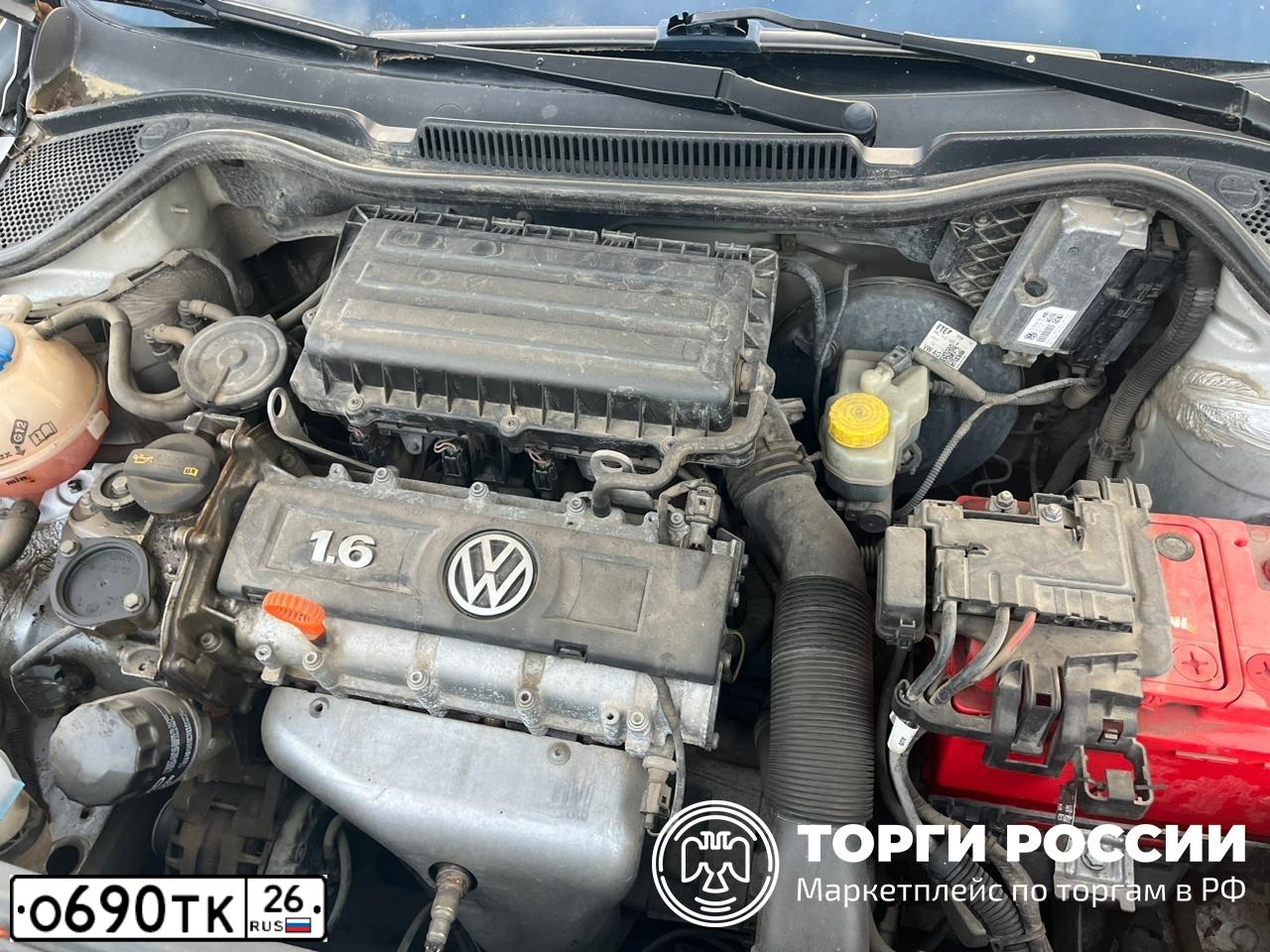 Фото автомобиля VOLKSWAGEN POLO, 2011 — госномер О690ТК26. Цвет: СЕРЕБРИСТЫЙ