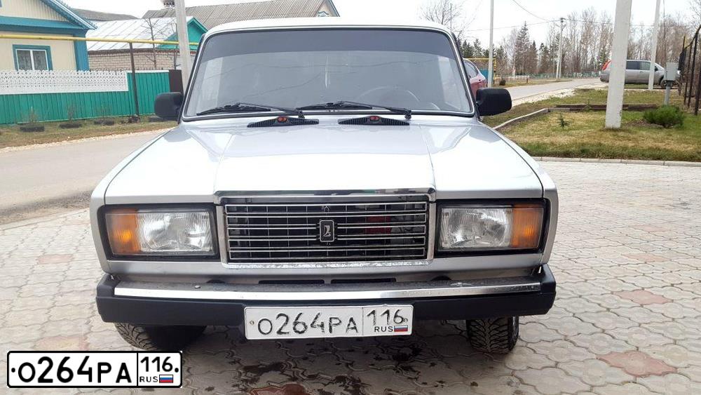 Фото автомобиля LADA 2107 LADA, 2011 — госномер В289СУ43. Цвет: СЕРЕБРИСТЫЙ